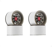 HOT-RACING Steel 2.2 Beadlock 6-Lug 8-Hole Wheels,12mm Hex(4) HOT-RACING Steel 2.2 Beadlock 6-Lug 8-Hole Wheels,12mm Hex(4)