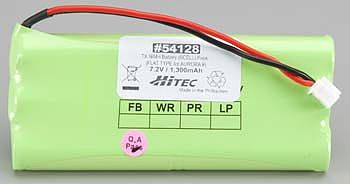 Hitec 7.2V 1300mAh Flat Type for Aurora 9 #54128