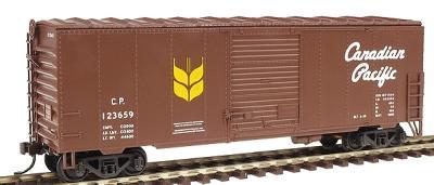 Herpa 40 NSC Rebuilt Boxcar Canadian Pacific Railway HO Scale Model Train Freight Car #12022
