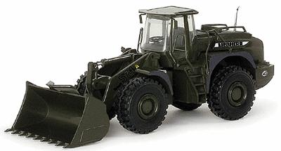 Herpa Military - Modern German Army (BW) - Engineer Equipment Liebherr L580 Front-End Loader - HO-Scale