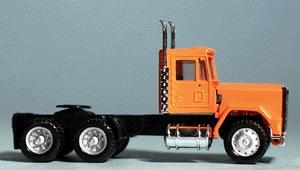 Herpa Heavy Haul Pacific Tractor, Short Chassis (Painted) HO Scale Model Railroad Vehicle #15253