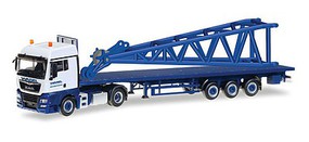 Herpa MAN Flatbed w/Fly-Jib Herpa MAN Flatbed w/Fly-Jib