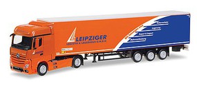 Herpa MB Curtain Semi Leipzig Herpa MB Curtain Semi Leipzig