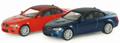 Herpa European Automobiles, BMW M3 Coupe Metallic Colors - HO-Scale