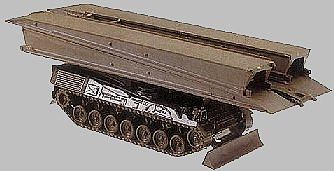 Herpa Biber Armored Bridgelayer HO Scale Model Railroad Vehicle #427