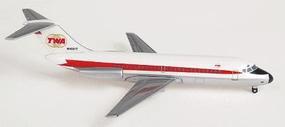 Herpa Douglas DC 9-10 TWA Diecast Model Airplane 1/500 Scale #514446 Herpa Douglas DC 9-10 TWA Diecast Model Airplane 1/500 Scale #514446