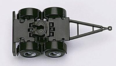 Herpa Converter Dolly - 2-Axle Fifth Wheel Platorm HO Scale Model Railroad Vehicle #51453