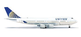 Herpa Boeing 747-400 United 1/500 Scale Herpa Boeing 747-400 United 1/500 Scale
