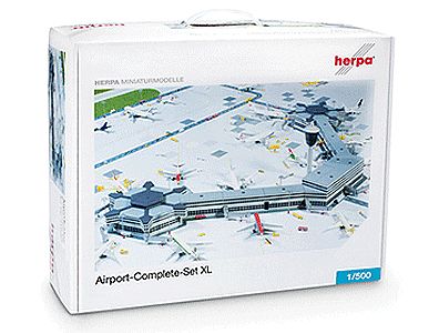 Herpa Complete Modern Airport Set Plastic Model Diorama #520997