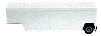 Herpa Trailer Only Single Axle Beverage Carrier HO Scale Model Railroad Vehicle #5330