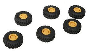 Herpa Loader Tires & Hubs Approximately 6' Scale Diameter HO Scale Model Railroad Vehicle #5439 Herpa Loader Tires & Hubs Approximately 6' Scale Diameter HO Scale Model Railroad Vehicle #5439