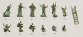 Herpa Airforce Personnel Diecast Model Airplane Accessory 1/200 Scale #551663 Herpa Airforce Personnel Diecast Model Airplane Accessory 1/200 Scale #551663