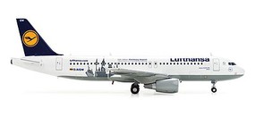 Herpa Airbus 320 Lufth 100th 1/200 Scale Herpa Airbus 320 Lufth 100th 1/200 Scale