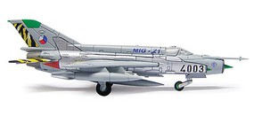 Herpa Mig 21 MF Czech Air Force 1/200 Scale Herpa Mig 21 MF Czech Air Force 1/200 Scale