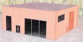 Herpa Dealership (Plastic Kit) Brown HO Scale Model Railroad Building #6326 Herpa Dealership (Plastic Kit) Brown HO Scale Model Railroad Building #6326