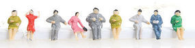 Herpa Assorted Sitting Figures (50) HO Scale Model Railroad Figure #63595 Herpa Assorted Sitting Figures (50) HO Scale Model Railroad Figure #63595