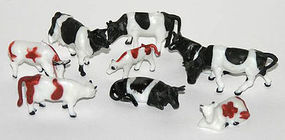 Herpa Assorted Cattle (50) HO Scale Model Railroad Figure #63612 Herpa Assorted Cattle (50) HO Scale Model Railroad Figure #63612