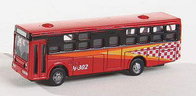 Herpa Bus Type 2 red with Light N Scale Model Railroad Vehicle #63667