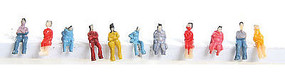 Herpa Assorted Sitting Figures (50) N Scale Model Railroad Figure #63709 Herpa Assorted Sitting Figures (50) N Scale Model Railroad Figure #63709