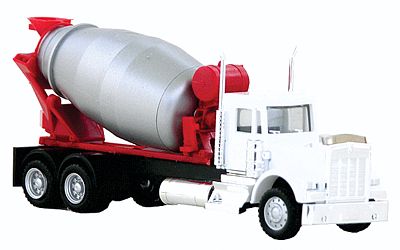 Herpa Kenworth W-900 Dual-Drive Cement Truck - Assembled Various Colors - HO-Scale