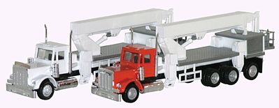 Herpa Kenworth W-900 Boom Truck - Assembled - Various Colors HO Scale Model Railroad Vehicle #6457