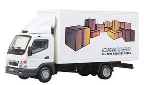 Herpa Mitsubishi Fuso Box-Body Delivery Truck Canter HO Scale Model Railroad Vehicle #6470 Herpa Mitsubishi Fuso Box-Body Delivery Truck Canter HO Scale Model Railroad Vehicle #6470
