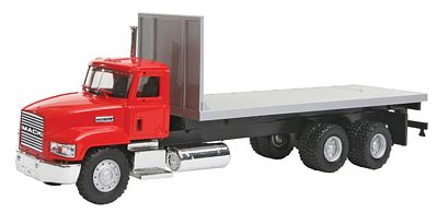 Herpa Mack 603 Flatbed Truck w/Offroad Tires - Assembled HO Scale Model Railroad Vehicle #6478