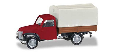 Herpa Framo 901/2 Pickup Truck - Assembled Red, Black, Brown - N-Scale