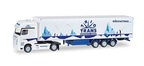 Herpa MB Actros Semi Trio-Tra N-Scale Herpa MB Actros Semi Trio-Tra N-Scale