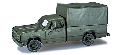 Herpa Dodge M880 4x4 US Army Truck w/Canvas Type Cover Plastic Model Military Vehicle 1/87 #70060