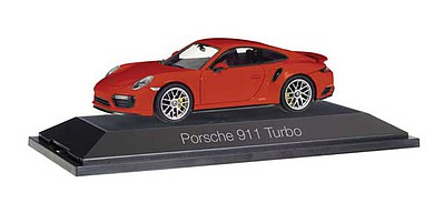 Herpa Porsche 911 Turbo red - 1/43 Scale