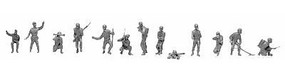 Herpa US/NATO Figures (16) HO Scale Model Railroad Figure #741217 Herpa US/NATO Figures (16) HO Scale Model Railroad Figure #741217