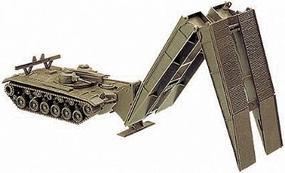 Herpa US/NATO M48 Armored Bridge-Laying Tank HO Scale Model Railroad Vehicle #741309 Herpa US/NATO M48 Armored Bridge-Laying Tank HO Scale Model Railroad Vehicle #741309