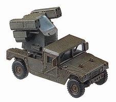 Herpa US/NATO Hummer with Avenger Grenade Launcher HO Scale Model Railroad Vehicle #741569 Herpa US/NATO Hummer with Avenger Grenade Launcher HO Scale Model Railroad Vehicle #741569