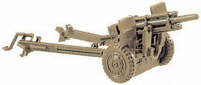 Herpa US & Allies WWII Artillery - 105mm Howitzer HO Scale Model Railroad Vehicle #741835