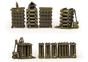 Herpa Artillery Shells on Pallets HO Scale Model Railroad Vehicle #742009 Herpa Artillery Shells on Pallets HO Scale Model Railroad Vehicle #742009