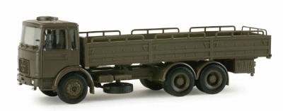 Herpa MAN 10T Stake Body Army Truck HO Scale Model Railroad Vehicle #742740