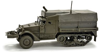 Herpa M3 Personnel Carrier w/Canvas Cover Kit HO Scale Model Railroad Vehicle #743730