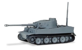 Herpa Tiger Battle Tank V1 Assembled With Armor and Snorkel (gray) Herpa Tiger Battle Tank V1 Assembled With Armor and Snorkel (gray)