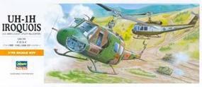 Hasegawa UH1H Iroquois Helicopter Plastic Model Helicopter Kit 1/72 Scale #00141