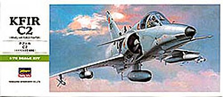 Hasegawa KFIR C2 Aircraft Plastic Model Airplane Kit 1/72 Scale #00237