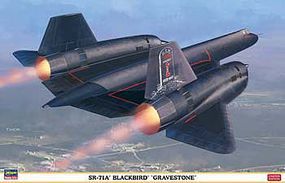 SR-71A Blackbird Gravestone Limited Plastic Model Airplane Kit 1/72 Scale #02001