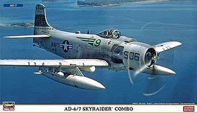 Skyraider Combo LTD Plastic Model Airplane Kit 1/72 Scale #02027