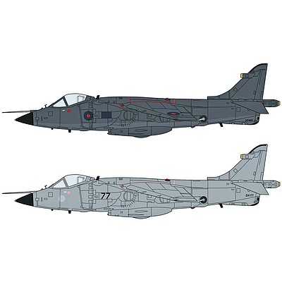 Hasegawa Sea Harrier FRS MK.1 Falklands (2 Kits) Plastic Model Airplane Kit 1/72 Scale #02253