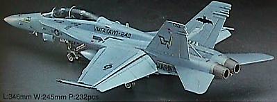 Hasegawa F/A18D Night Attack Aircraft Plastic Model Airplane Kit 1/48 Scale #07203