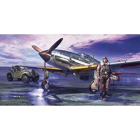 Kawasaki KI61-I TEI Tony and Sedan 1/48 Scale Plastic Model Airplane #07404