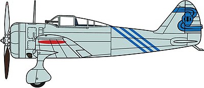 Hasegawa Nakajima Ki27 Type 97 Fighter 4th Regiment Plastic Model Airplane Kit 1/48 Scale #07451