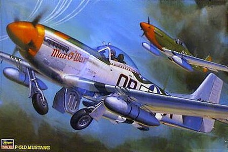 Hasegawa P51D Mustang Fighter Plastic Model Airplane Kit 1/32 Scale #08055