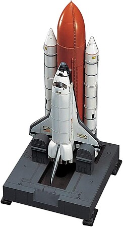 Hasegawa NASA Space Shuttle Orbiter w/Boosters Plastic Model Space Shuttle Kit 1/200 Scale #10729