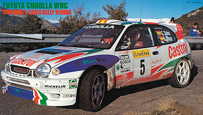 Hasegawa Toyota Corolla WRC 1998 Monte Carlo Winner Plastic Model Car Kit 1/24 Scale #20266